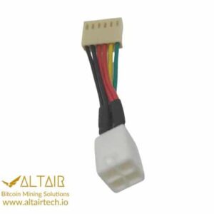 Whatsminer Flat plug to square plug adapter