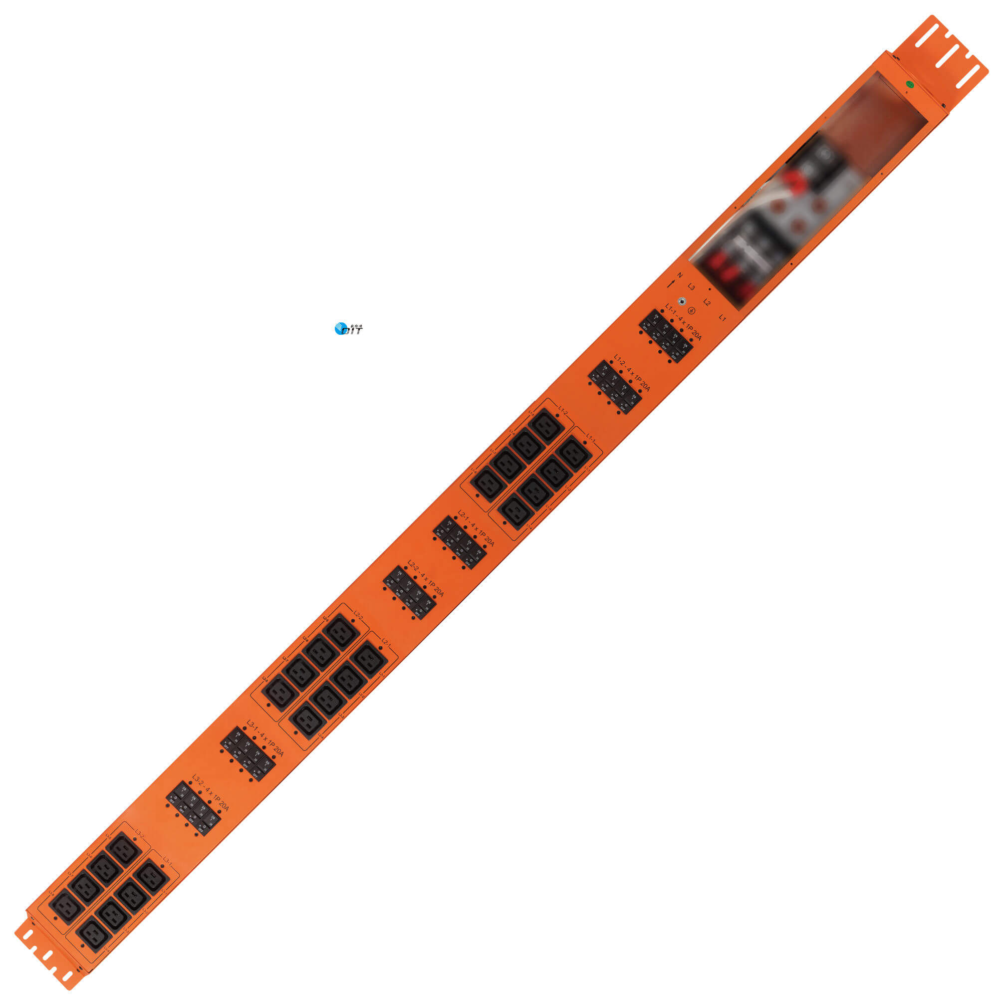 3-Phase 160A High-Power Rack PDU, 24-Port C19, 415V/240V