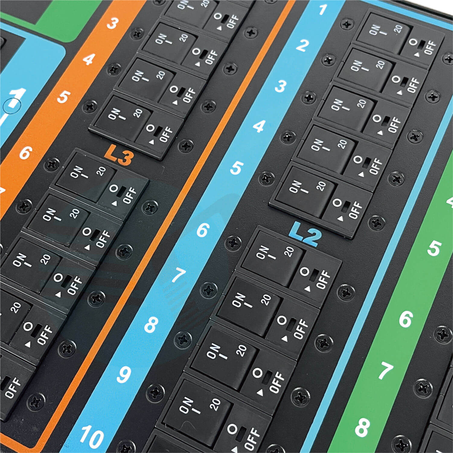 30-Outlet Switched PDU, ETL Certified, 240V Metal PDU with C19 & C13 Outlets
