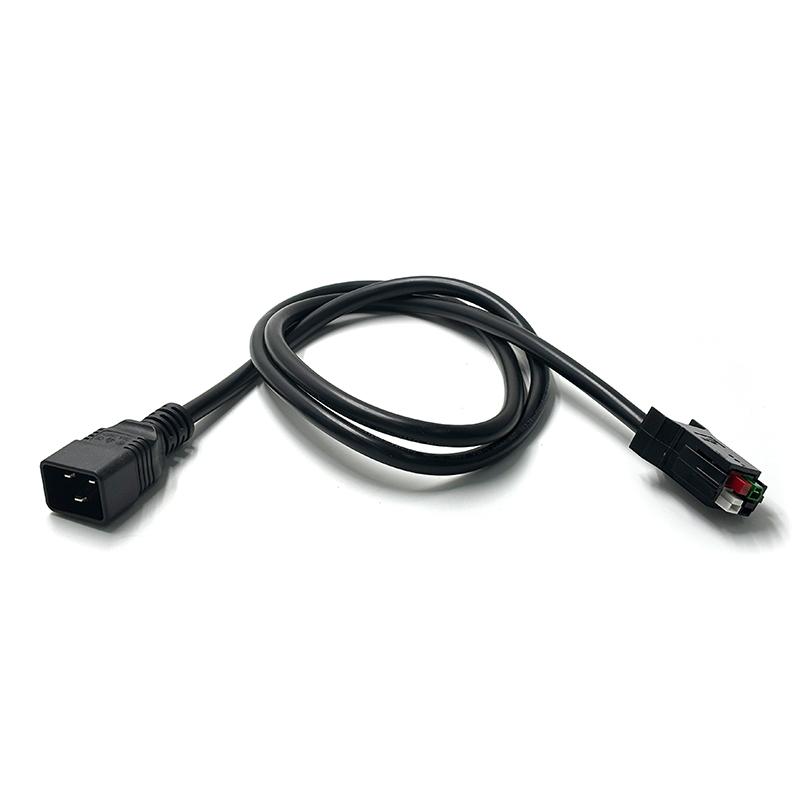 IEC C20 to Canaan Avalon A14/A15 series power cord, 12 AWG, 20A, 5ft