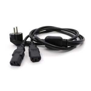 C13 16A to dual 10A Power Cable