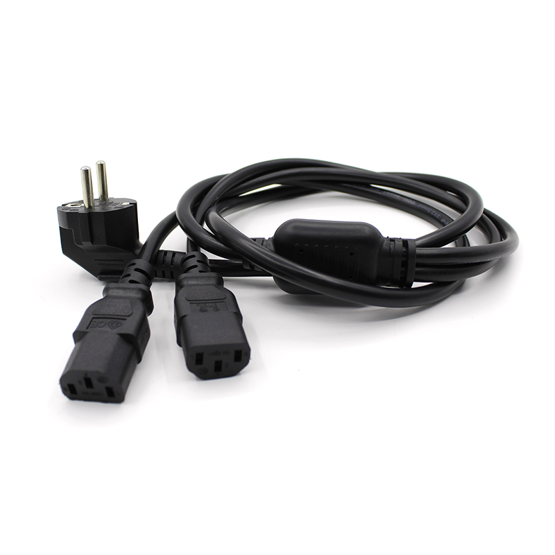 C13 16A to dual 10A Power Cable