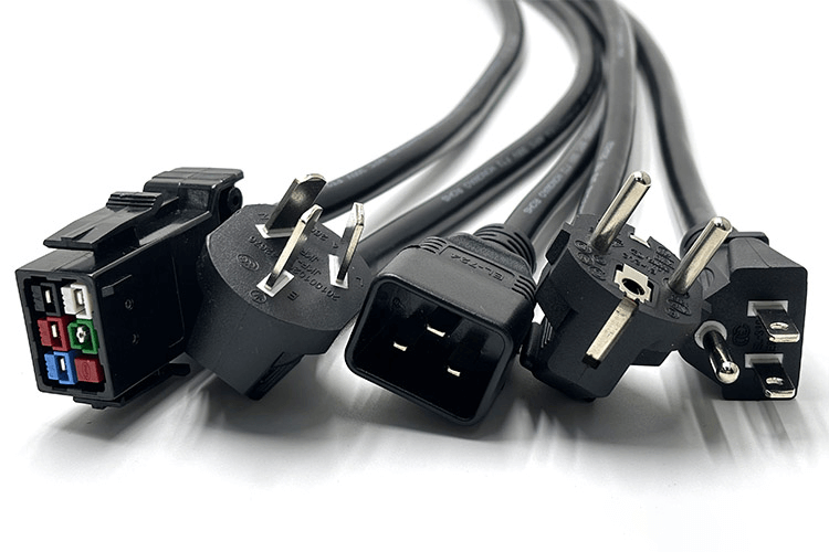 C20 US UK EU P33 AU plug to P13 4pin Power Cable