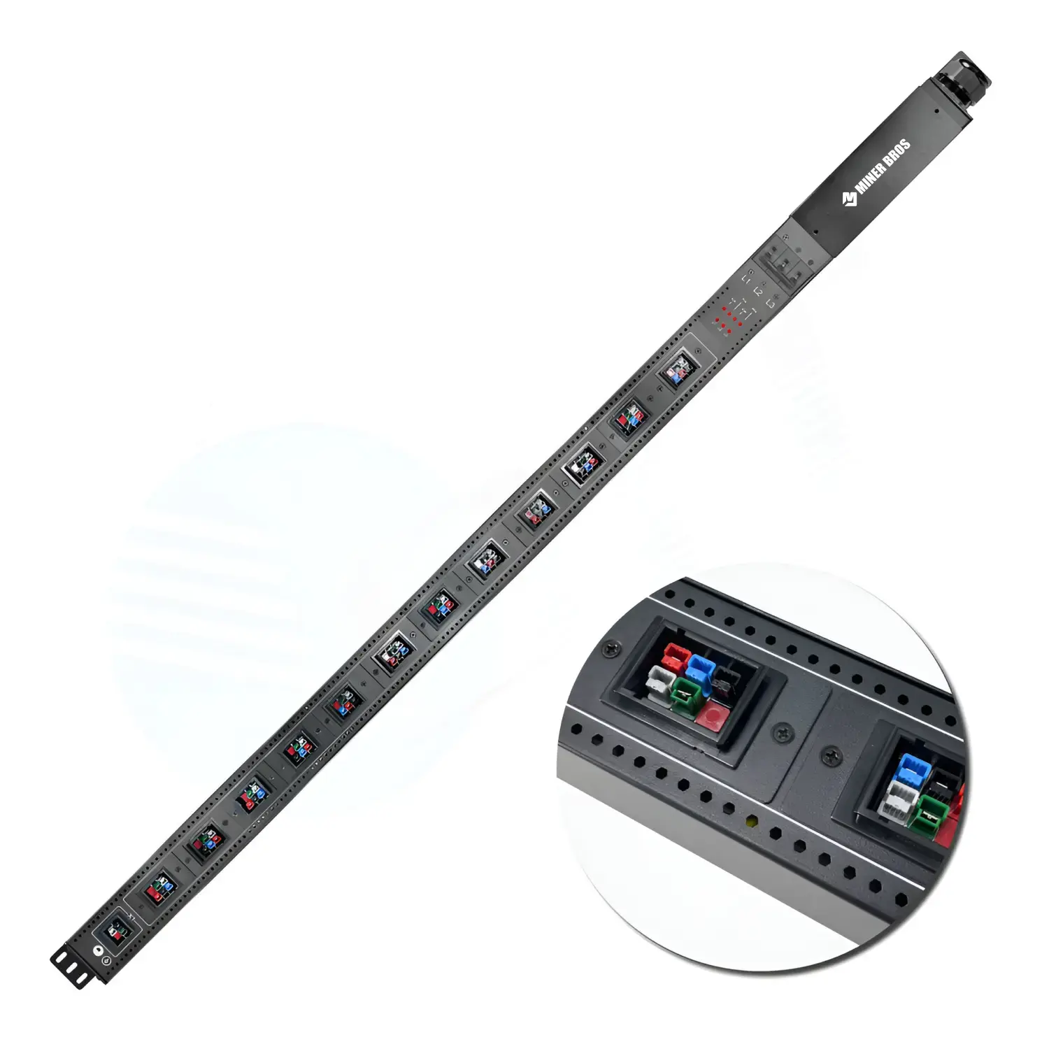 CMB12P 100A 3-Phase Crypto Mining PDU – 415V, 72KW, 12 P34 Sockets (S21 & T21)