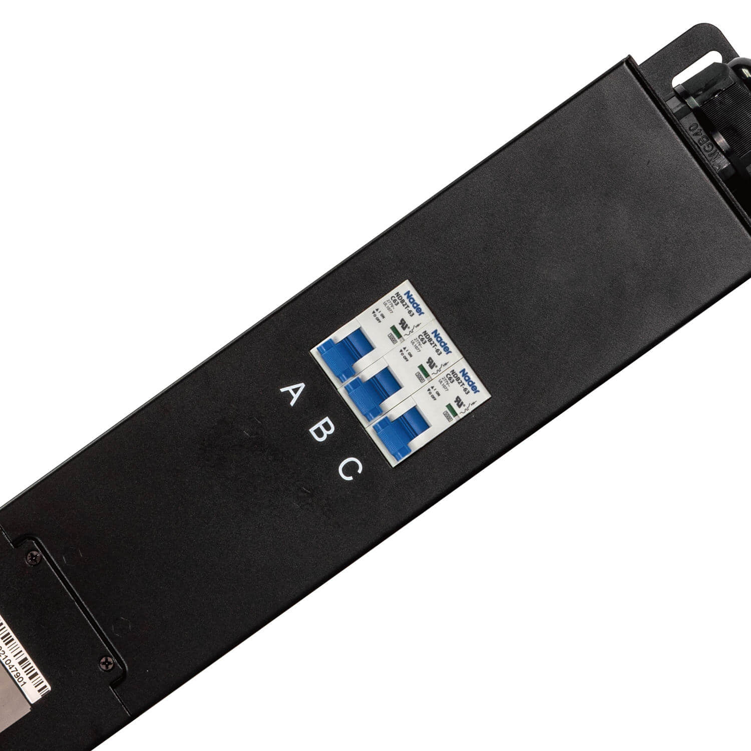 Smart Mining PDU 45kW, 12-Port C19, 3-Phase 63A Metal Power Distribution Unit