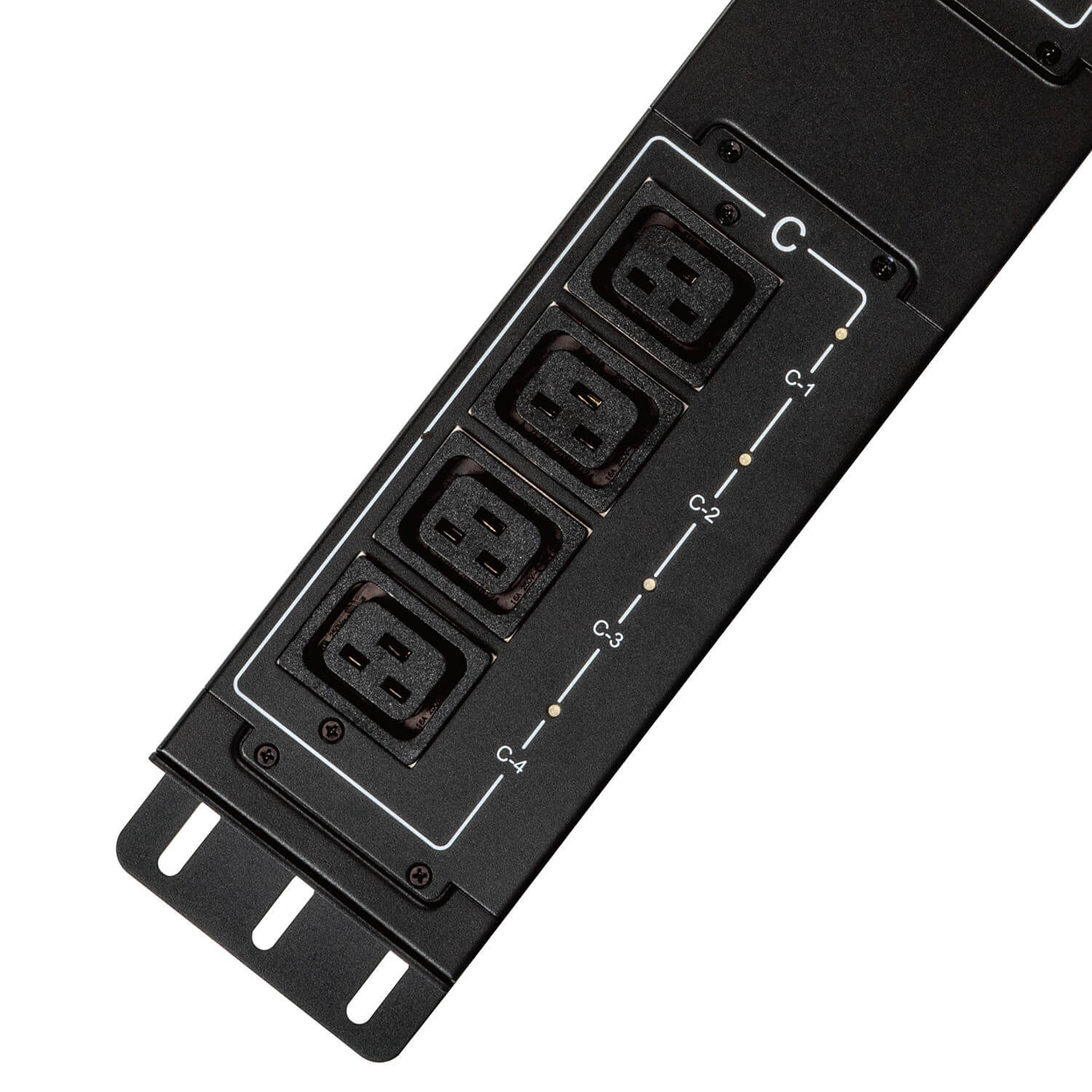 Smart Mining PDU 45kW, 12-Port C19, 3-Phase 63A Metal Power Distribution Unit
