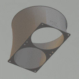 Antminer 140mm Exhaust Shroud