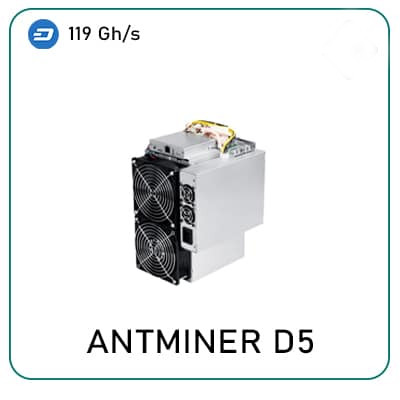 Bitmain Antminer D5 (119Gh)