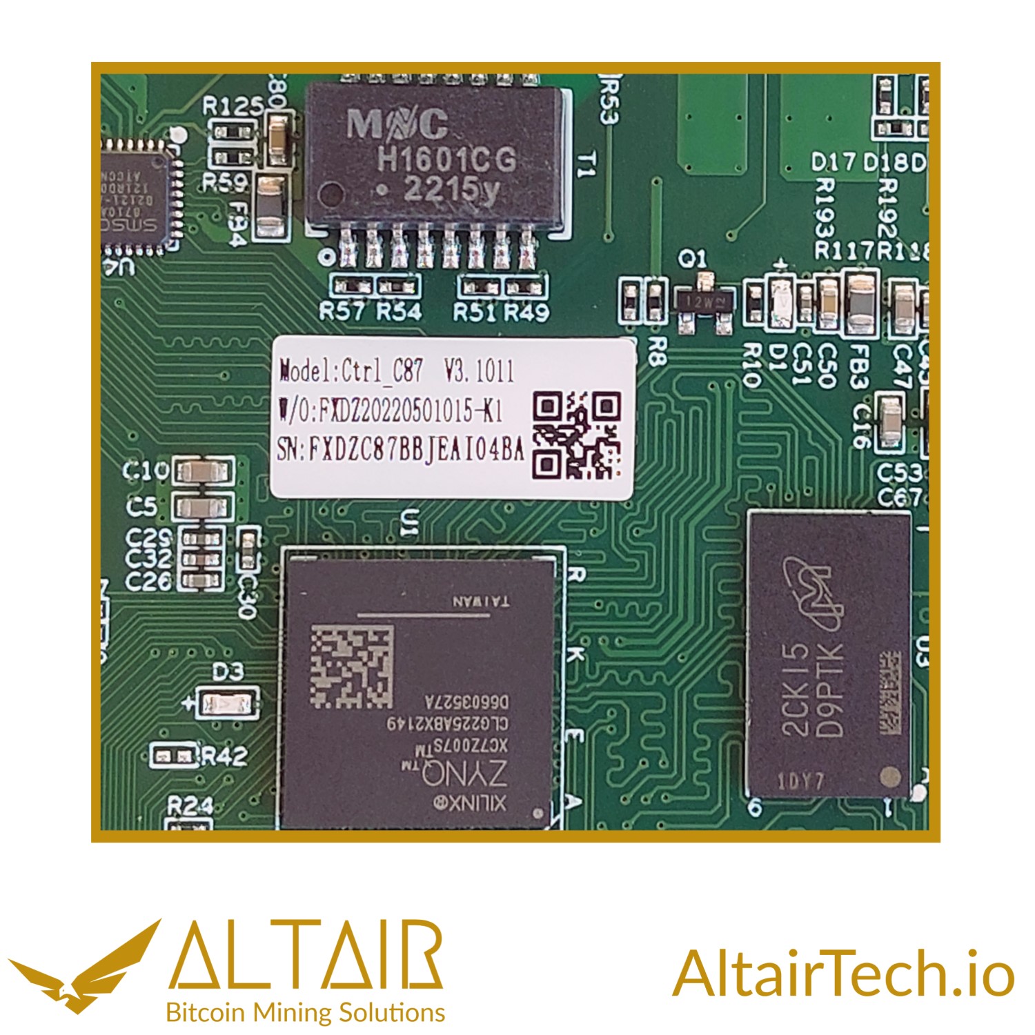 Bitmain Xilinx 7007 Zync Control board (Ctrl_C87)