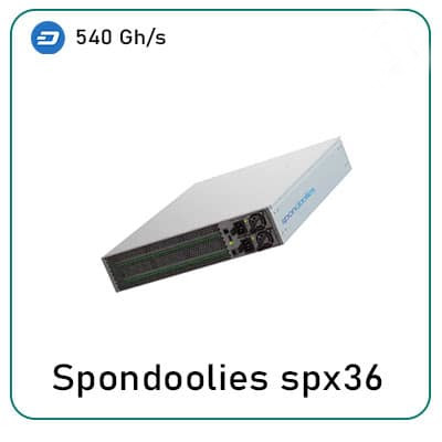 Spondoolies SPx36 (540Gh/s)